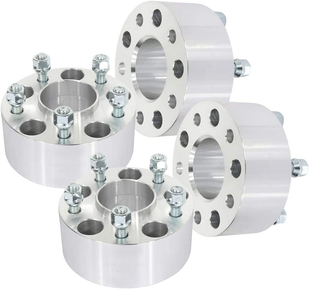 ECCPP 2.5 inch Wheel Spacers Adapters 5 Lug 5x4.75 to 5x4.75 12x1.5 studs 70.5mm fits for Chevrolet Camaro Chevrolet Corvette Chevrolet S10 