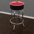thumbnail image 4 of Trademark Gameroom Chicago Blackhawks Logo Bar Stool with Padded Seat, 4 of 5