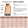 thumbnail image 6 of Sleeveless Thermal Tank Top for Women V Neck Lace Fleece Lined Camisole Base Layer Undershirt, 6 of 7