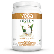 Vega Plant Protein & Greens Powder, Coconut Almond, 20g Protein, 1.1lb, 18.3oz