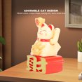 thumbnail image 4 of Gato que Hace Señas de la Suerte Gato de la Suerte Chino Decoración del Gato de la Fortuna Estatua del Brazo que Agita Adornos para el Hogar y el Coche Decoración de la ANGGREK Otros, 4 of 8