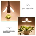 thumbnail image 5 of Luz de crecimiento de plantas con luz de relleno para plantación de interiores de flores y verduras suculentas (luz de planta plegable de 3 hojas ER, 5 of 5