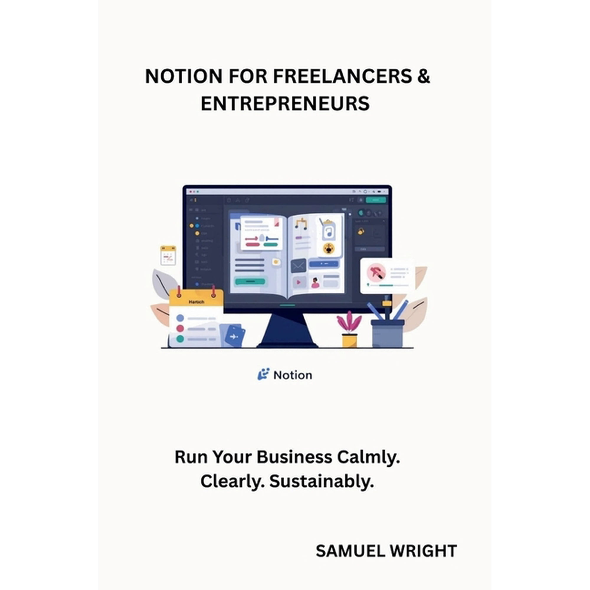 Notion for Freelancers & Entrepreneurs: Run Your Business Calmly. Clearly. Sustainably. (Paperback)
