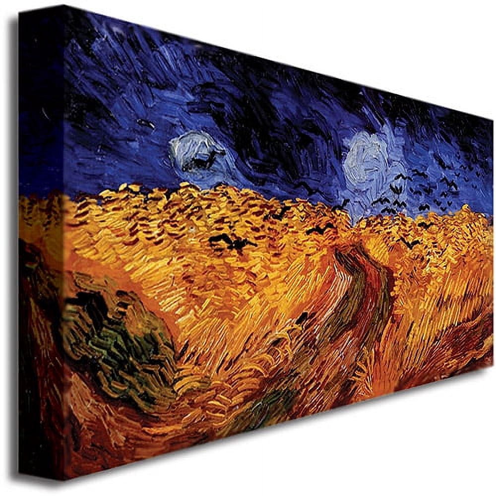 Trademark Art "Wheatfield with Crows" Canvas Art by Vincent van Gogh