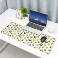 thumbnail image 4 of Rocae Funny Avocado In Mexican Clothes for Gaming Mouse Pad, Mouse Pad Large, Office Computer Keyboard Mousepad, Keyboard and Mouse Pad with Stitched Edges,31.5 x 11.8 in, 4 of 5
