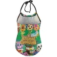 thumbnail image 2 of Animal Crossing Girls One Piece Swimsuits Quick Dry Bathing Suit Swimwear Swimming Suit 9-11Y(140cm), 2 of 8