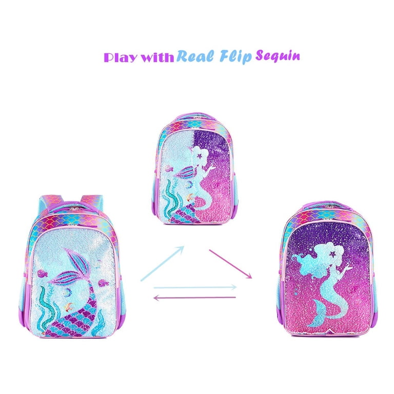 Nice Choice Reversible Sequin School Backpack Lightweight  display picture 2