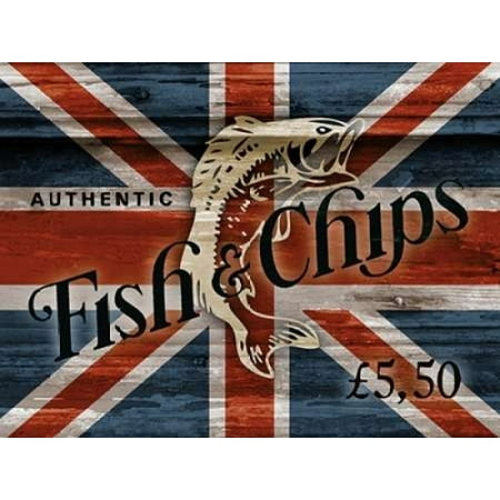 Fish N Chips Poster Print by Diane Stimson
