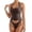 Coffee, variant on Public Womens Workout Outfits Sets 2 Pieces Halter Thin Tank Tops with Thong for Running Yoga Gym Sports Army Green XL