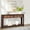 Brown+Oak, variant on 59 in Console Table for Entryway,Boho Entryway Table with 2 Drawers& Open Storage Shelf,Narrow Long Sofa Tables for Living Room, Hallway, Foyer, Couch