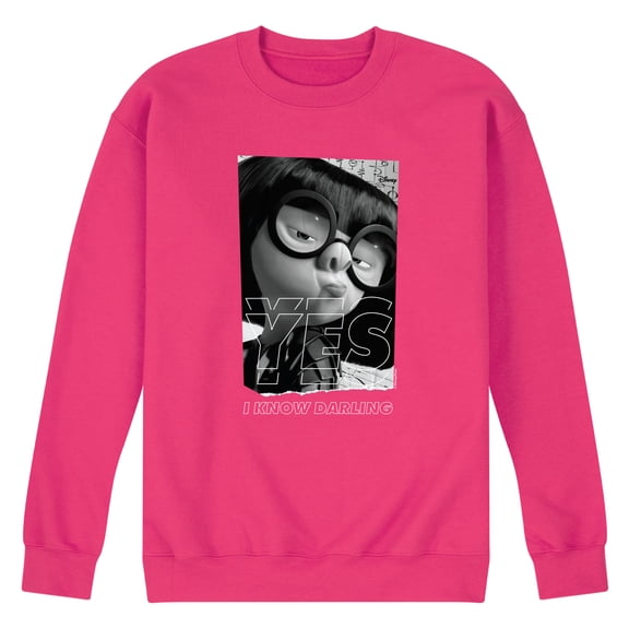 The Incredibles - Yes Darling Edna - Men's Crew Fleece Sweatshirt