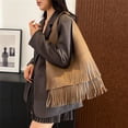 thumbnail image 2 of Bolso Retro Hombro para Mujer Borla Cuero PU Slouchy Viajes, 2 of 9
