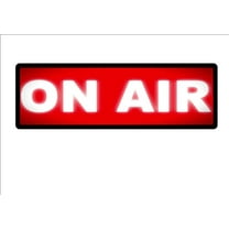 Metal Tin Sign on Air Studio Sign Recording Studio Sign Wall Hanger Decor Wall Decoration Art 4x16 Inch