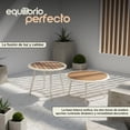 thumbnail image 2 of Bossa Sala para Jardín Exterior Terraza o Patio| 2 Sillones Individuales y Sofa Doble| 2 Mesas de Centro Resistentes al Agua Incluidas Calacia, 2 of 11