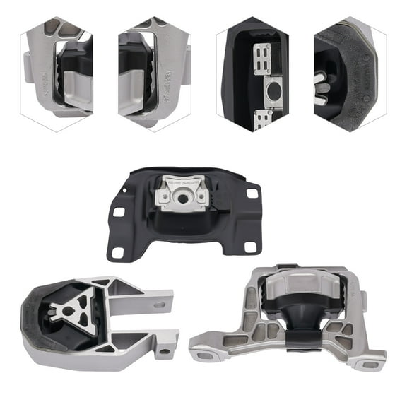 3pc Engine Motor Mount Set for Ford Escape 2013 2014 2015 2016 1.6L Automatic Motor Mount Kit