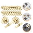 thumbnail image 4 of HLONK 20 Pcs Loquet en Acier à Double Rouleau pour Armoire pour Porte de Garde-Robe Cuisine, 4 of 6