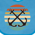 thumbnail image 4 of Inktastic Anchor Nautical Sailing Sunset Boys or Girls Baby Bib, 4 of 4