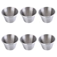 thumbnail image 1 of Copa de vino, Resistente Al Desgate Copa de Vino de Acero inoxidable de 6 piezas fáciles de Limpiar de acero inoxidable para picnic, 1 of 8