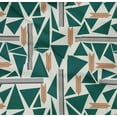 thumbnail image 4 of oneOone Organic Cotton Poplin Twill Fabric Triangle & Line Geometric Print Sewing Fabric BTY 42 Inch Wide, 4 of 4