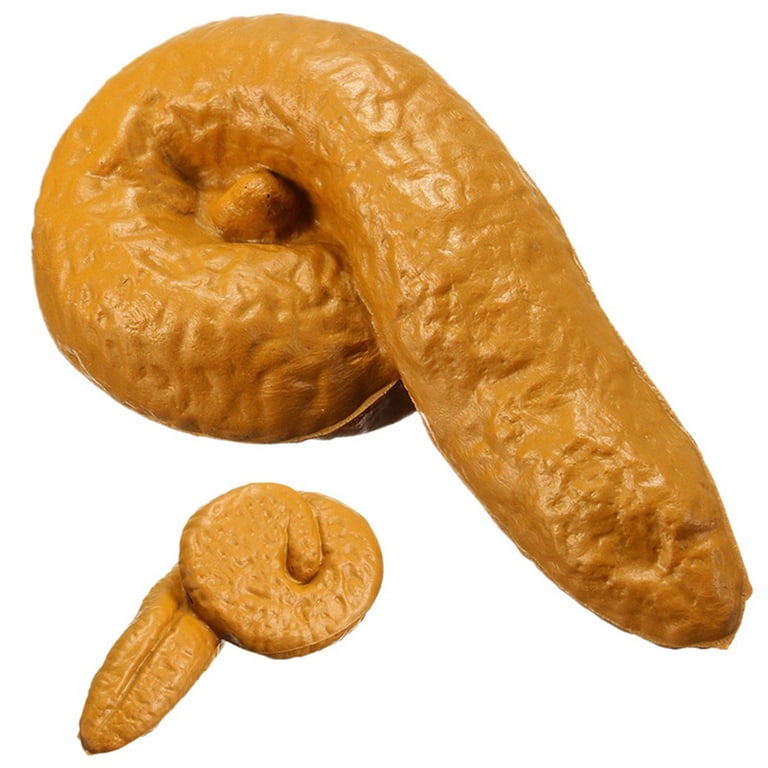 Realistic Poop Toys 2 Pack Fake Poop Realistic Fake Turd, Novelty ...