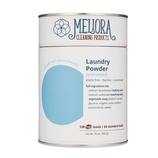 Detergente en polvo para ropa Meliora Cleaning Products 128 cargas
