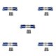 thumbnail image 1 of Vogacara Piezas de mejora de Metal, tensor delantero de aluminio para dirección, mejora el rendimiento de la dirección, azul oscuro Type2 NO2, 1 of 6