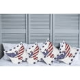 thumbnail image 2 of Ambesonne Animal Throw Pillow Cover 4 Pack, Patriotic Eagle, 18", Red Blue, 2 of 5