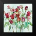 thumbnail image 2 of Hageman, Marilyn 12x12 Black Modern Framed Museum Art Print Titled - Wild Roses Bright, 2 of 5