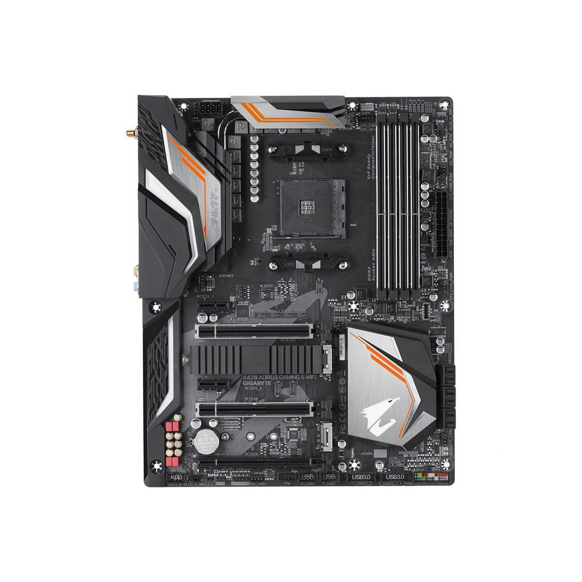 Gigabyte X470 AORUS GAMING 5 WIFI 1.0 motherboard ATX Socket AM4 AMD X470 Chipset USB 3.1 Gen 1 USB C Gen2 USB 3.1 Gen 2 Bluetooth