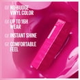 thumbnail image 3 of Maybelline New York Super Stay Vinyl Ink Longwear No-Budge Liquid Lipcolor, Highly Pigmented Color and Instant Shine, striking ,4.2 ml, 3 of 6