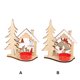 thumbnail image 3 of Matsuzay Adornos navideños de Decoración de Candelabro Brillo Pintado a mano Adorno Accesorios de fiesta Regalos de Año Nuevo Adornos Kits de decoración para fiestas Campana Matsuzay HA070161-02, 3 of 6