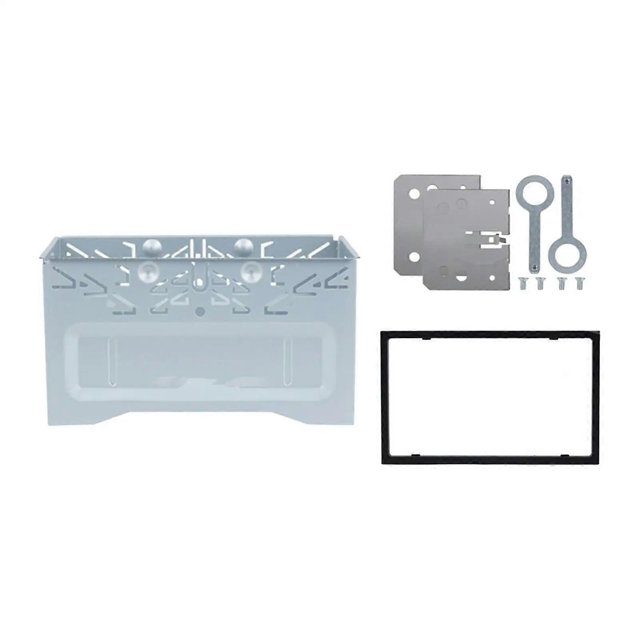Support de Montage pour Radio Stéréo de Voiture Durable Double Din pour Tableau de Bord