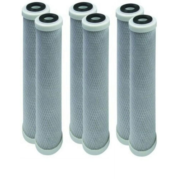 6PK  Big Blue 5µm Coconut Shell Carbon Block Whole house Water Filter 20"x4.5"
