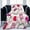 c1, variant on Kawaii Hello Kitty Flannel Blanket Soft Summer Quilt Sofa Nap Blanket Winter Warm Plush Bedspreads Sheets Bedding Supplies