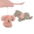 thumbnail image 2 of Lambs & Ivy Calypso Pink/Gray Koala & Elephant Musical Baby Crib Mobile, 2 of 5