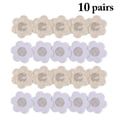 thumbnail image 2 of Nipple Sticker Flower Lace 10 Pairs Non-woven Adhesive Nipple Cover Breast Pasty, 2 of 10