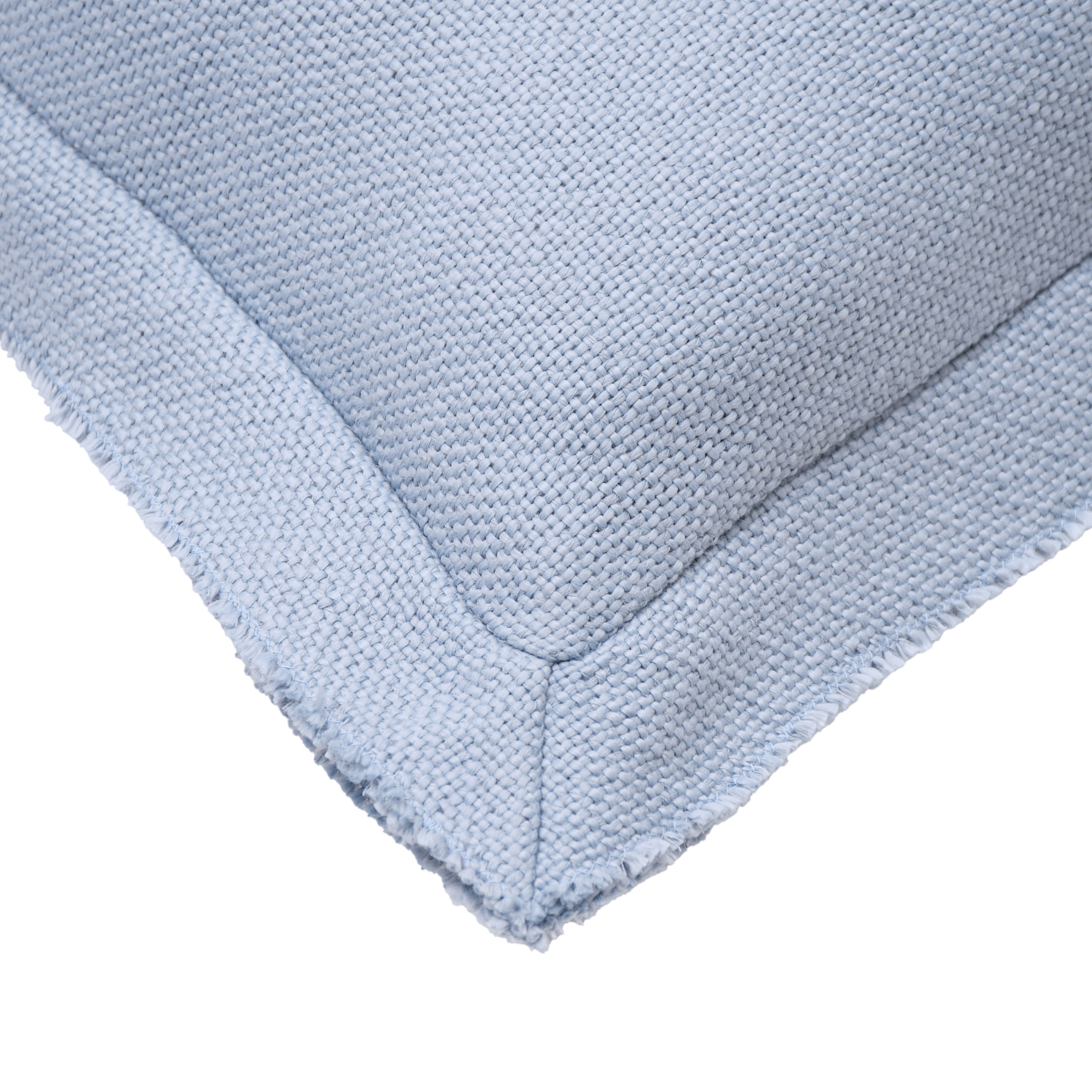Better Homes & Gardens 24" x 24" Blake Bi-Flange Throw Pillow Cover, Blue Silver