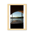 thumbnail image 1 of Mira en la distancia Cuadro de madera decorativa marco de casa A4, 1 of 3