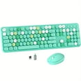 thumbnail image 6 of UBOTlE Color Wireless Computer Keyboard And Mouse Set, Round Keycap, USB Keyboard And Mouse Set, Efficient Typing | Fashion Accessories | Durable Construction, 2.4GHz Full Size Wireless Keyboard And, 6 of 13