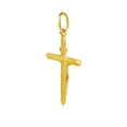 thumbnail image 4 of Precious Stars Jewelry 14k Two-tone Gold Crucifix Religious Pendant, 4 of 6