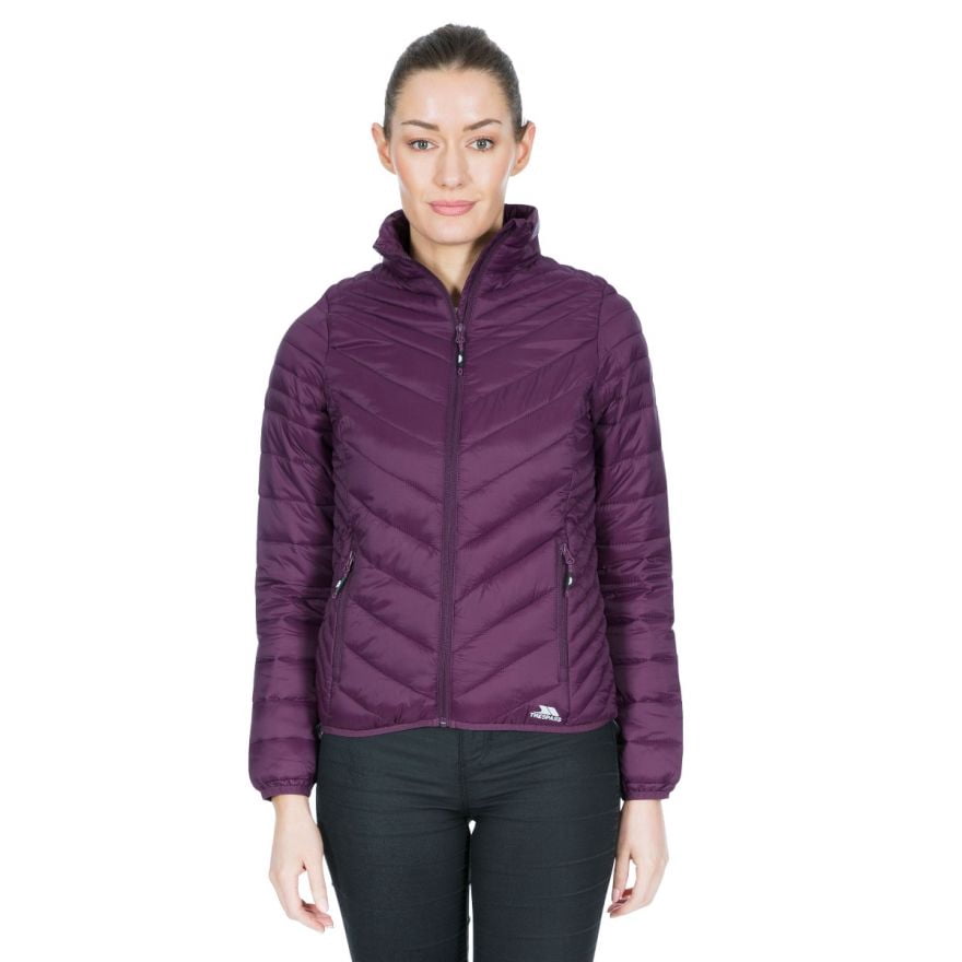 trespass quilted jacket ladies