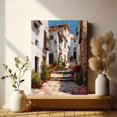 thumbnail image 6 of Mediterranean Cafe Street Canvas Print Balcony Home Wall Art Decor, 6 of 8