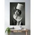 thumbnail image 2 of Cat Toilet Paper Poster Wall Art, Modern Wall Decor For Living Room Bedroom, 8x12 UNFRAMED, 2 of 3