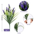 thumbnail image 2 of Plantas artificiales Geegoods de imitación de flores de lavanda, 24 paquetes, 2 of 6
