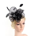 thumbnail image 3 of Disfraz de Boda Soledad Cinta para mujer Diadema Negra de Cristal 20 Vintage, 3 of 10