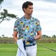thumbnail image 3 of Balery Pirate Marine Animals Camisa Polo de Hombre con Estampado, de Manga Corta y Tejido Medio, Camisa Tipo Golf Polo-3X-Large, 3 of 6
