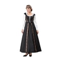 thumbnail image 2 of Renaissance Dress Women, Womens Renaissance Costume, Renaissance Costume, Renaissance Dress Women Medieval Costume Court Dress Victorian Regency Queen Princess Peasant Dress-Dress+Vest, Black XXL, 2 of 8