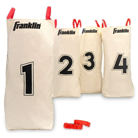 UPC: 0025725532148 | Franklin Field Day Potato Sack Race Bags & 3-Legged Race Bands Game Kit – Great for Kids – 2 Games in 1