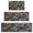 Brown Gray Camo, variant on Brown Gray Camo Abstract Shapes Pattern Kitchen Rugs Sets Of 3,Kitchen Runner Rugs Non Skid Washable,Decorative Kitchen Floor Mats for Kitchen,Sink,Laundry,17"x30"+ 17"x47" + 17"x59"