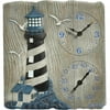Springfield 14" Polystone Lighthouse Clock and Thermometer